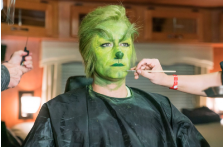 Matthew Morrison as The Grinch (Photo Courtesy of People Magazine).