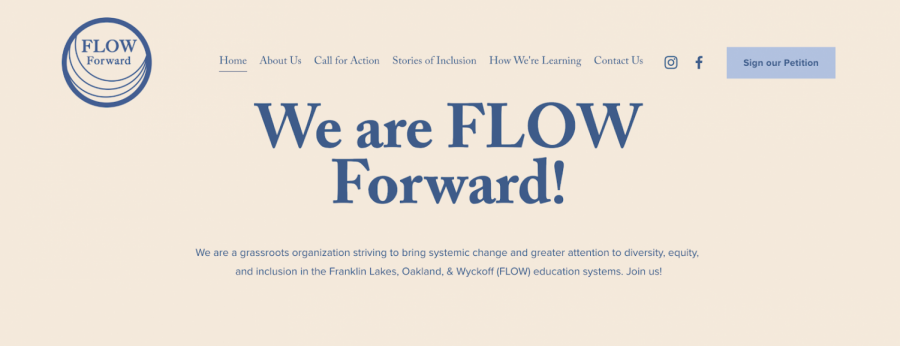 A photo of the homepage of FLOW Forward’s brand new website