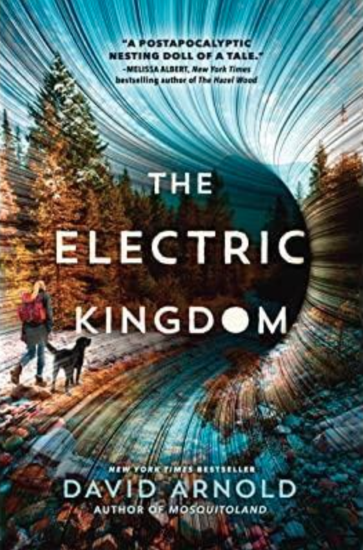 This photo shows the cover of The Electric Kingdom by David Arnold (Goodreads).
