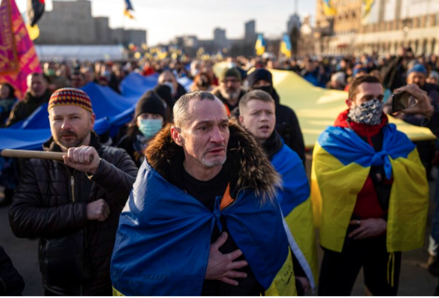 Ukrainians demonstrate their desire to maintain their national identities apart from Russians in the grueling war of the Russia-Ukraine war.