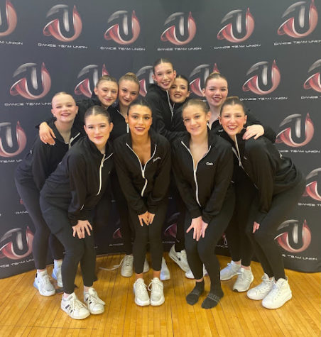 The RHS Competitive Dance Club at their recent competition. 