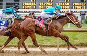 Mage winning the 2023 Kentucky Derby.