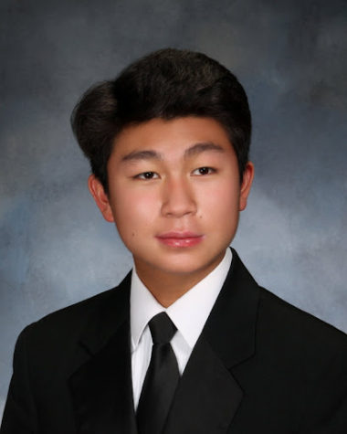 James Wong, Class of 2023 Valedictorian, looks into the future with hopeful optimism. 