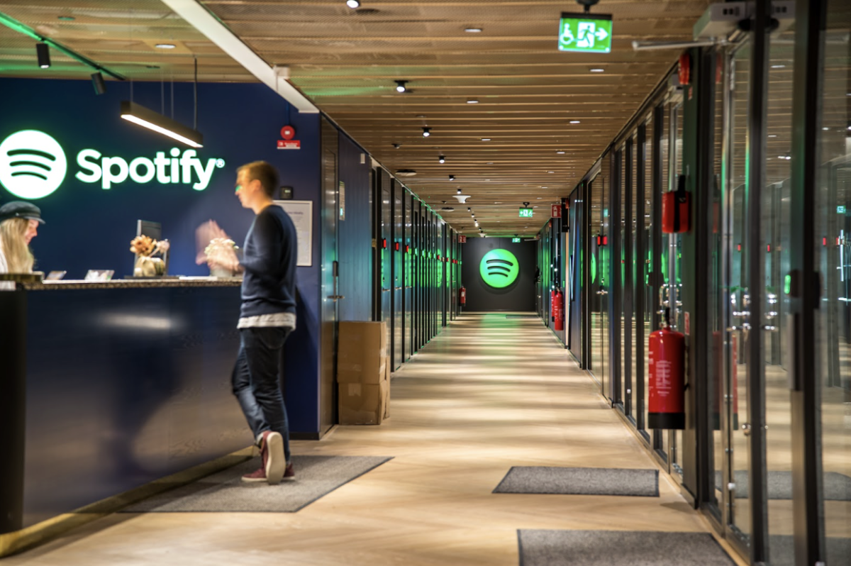 Spotify laid off 1,500 employees in December, approximately 17% of their total workforce.