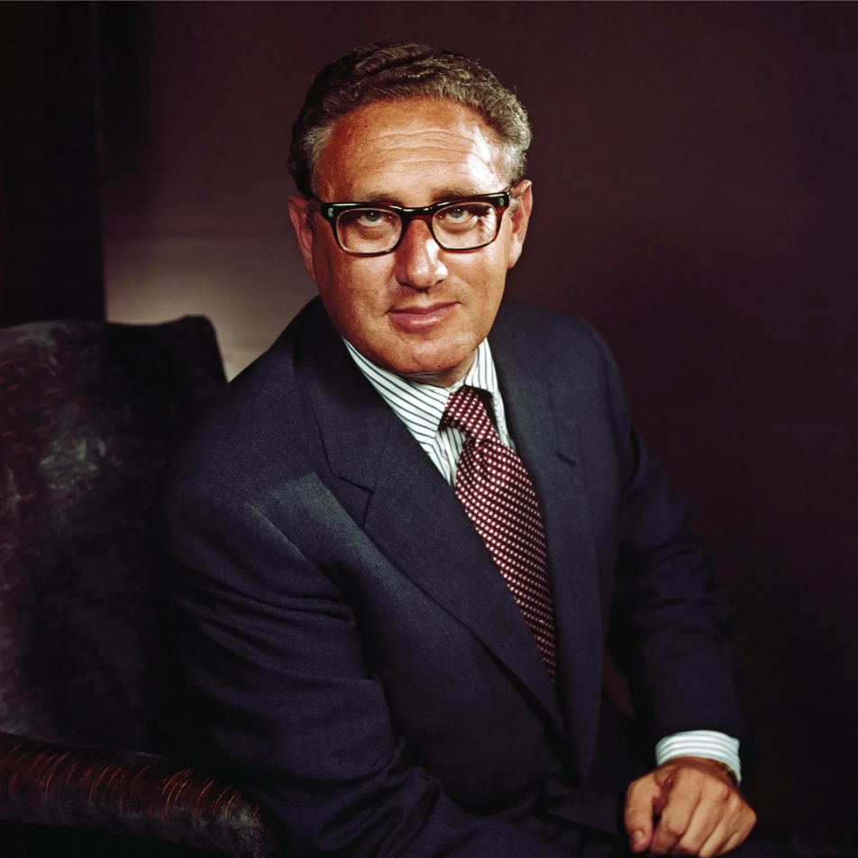 Portrait of Henry Kissinger in 1972 Photograph