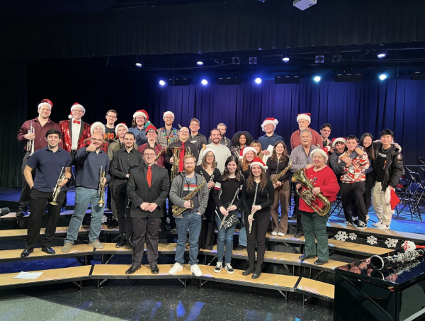 The annual tradition of Rampo Ulumi joining the band in performing Sleigh Bells at Ramapo’s 2024 Winter Concert - from graduates of the 70s to 2022. 