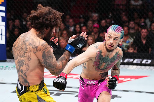 Sean “Suga” O’Malley was victorious in his first title defense against challenger Marlon “Chito” Vera in the feature bout of UFC 299 
