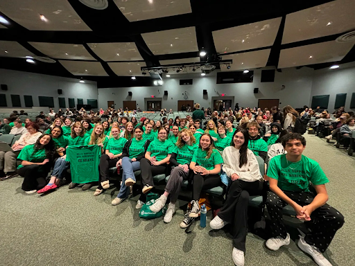 Ramapo and Indian Hills students showed their support for their guidance counselors at the March 11th, 2024, Board of Education meeting at Ramapo High School. 
