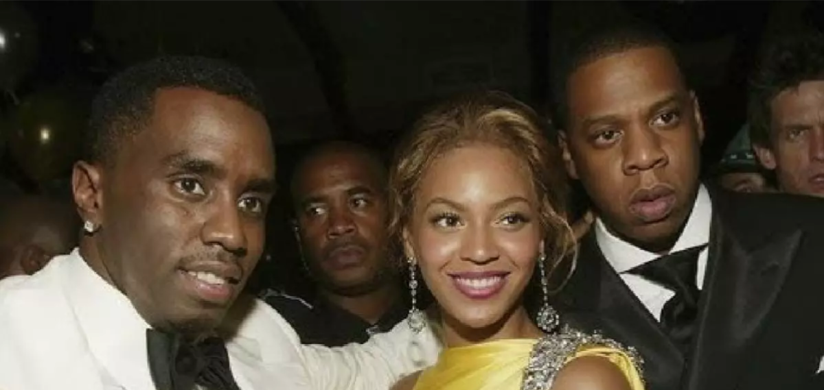 P.Diddy, Beyonce and Jay-z together at a party (Indiatimes.com)