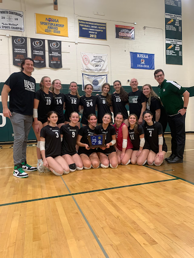 The girls celebrate their North Jersey Section 1, Group 3 Championship (NJ.com)
