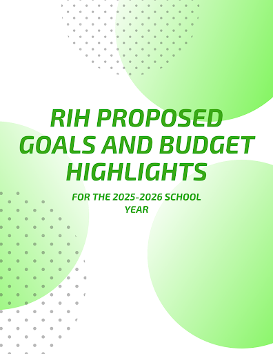 
The RIH BOE presents plans for the 2025-2026 school year (Graphic made by Ina Nip)