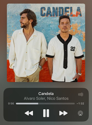 “Candela” by Alvaro Soler, Nico Santos (Spotify)