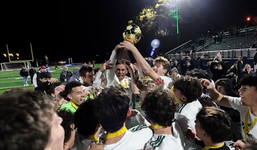 Right after winning the country championship: Ramapo men’s soccer official Instagram page (ramapo_mens_soccer).