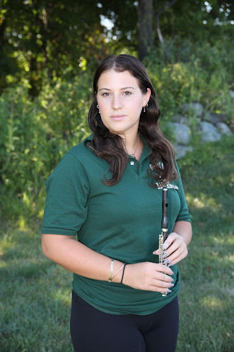 Julia Grogan’s senior marching band headshot (Mr. Sloezen)
