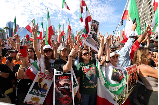 Protesters in Iran rally against the Iranian government's rule and demand more rights and economic protections (IranIntl).
