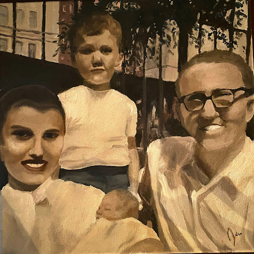 Artwork by Julia Elliott titled, “The Elliotts”